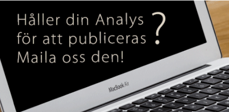 Publicera din analys på Börsvärlden